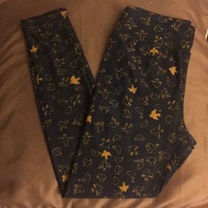 Dove print OS LulaRoe Legging